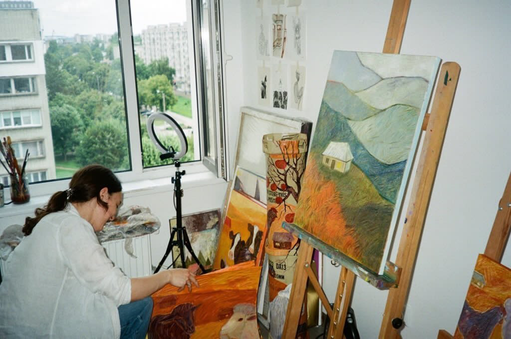 Portrait of Solomiya Ortynska, who works in the Painting style (Львів, Ukraine) Photo 2 of 3.