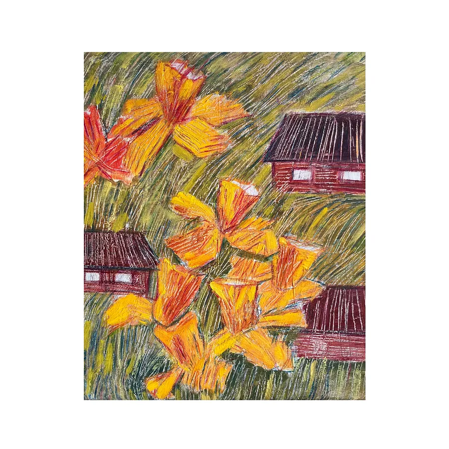 Зображення "Нарциси " від Соломія Ортинська, розмір: 31х43 см, матеріали: Олія на папері , місто: Львів, ціна: €200