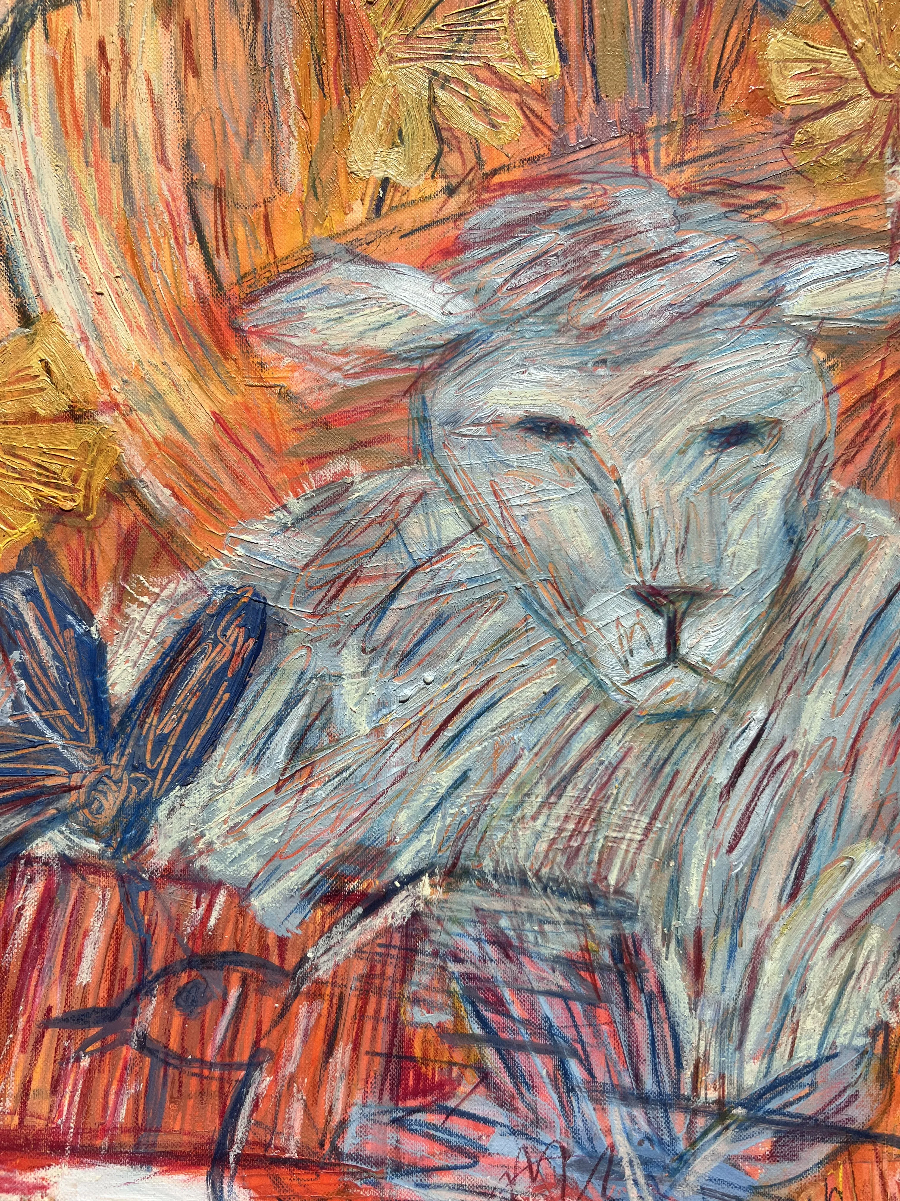 Зображення "Гуртом" від Соломія Ортинська, розмір: 50х65, матеріали: Олія на папері, пастель, олівці, медіум: Живопис, місто: Львів, ціна: $500 Фото 3 з 5.