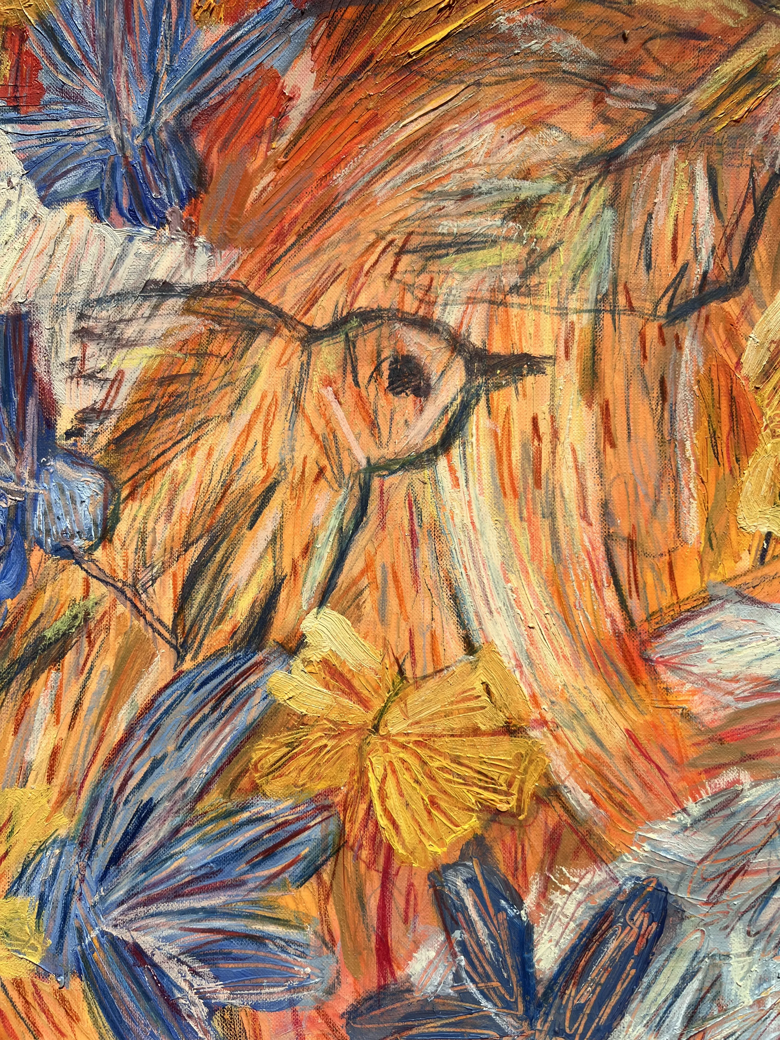 Зображення "Гуртом" від Соломія Ортинська, розмір: 50х65, матеріали: Олія на папері, пастель, олівці, медіум: Живопис, місто: Львів, ціна: $500 Фото 5 з 5.