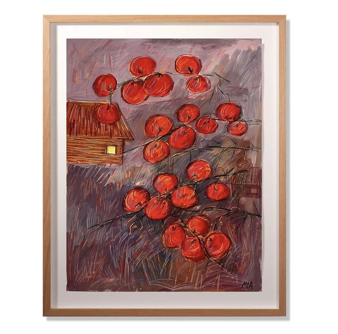 Зображення "Tomatoes " від Соломія Ортинська, розмір: 40x60cm, матеріали: oil on paper, медіум: Живопис, місто: Lviv , серія: Про дім, ціна: $450 Фото 1 з 3.