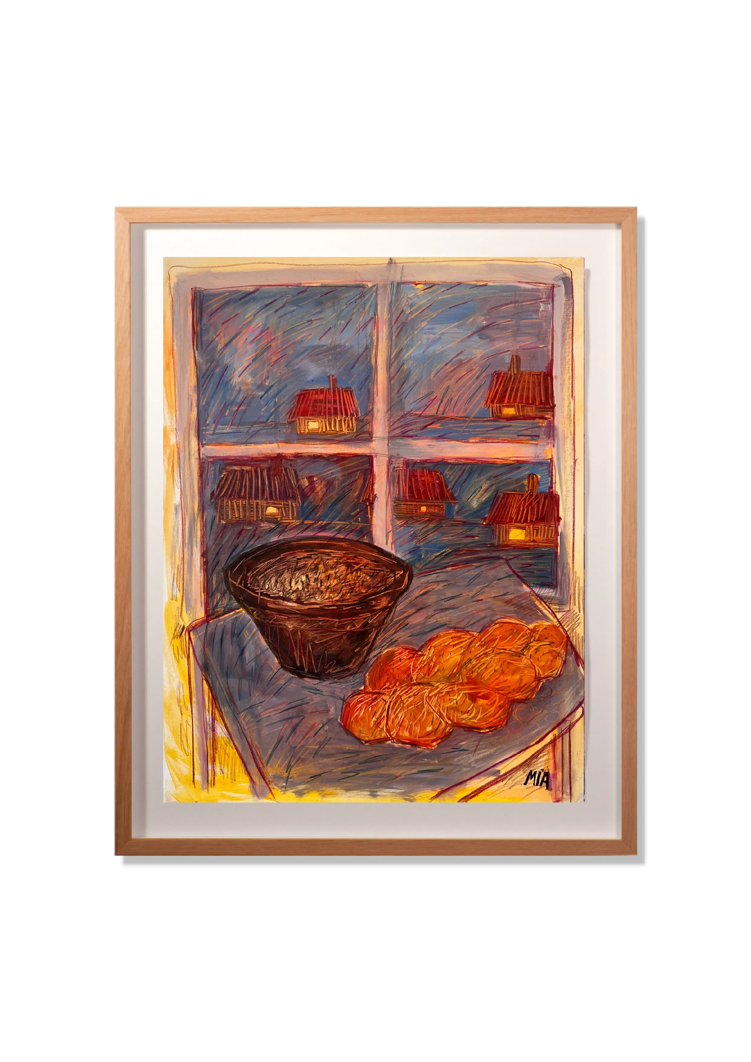 Зображення "Christmas " від Соломія Ортинська, розмір: 50x65 cm, матеріали: oil on paper, медіум: Живопис, місто: Lviv, серія: Про дім, ціна: $400