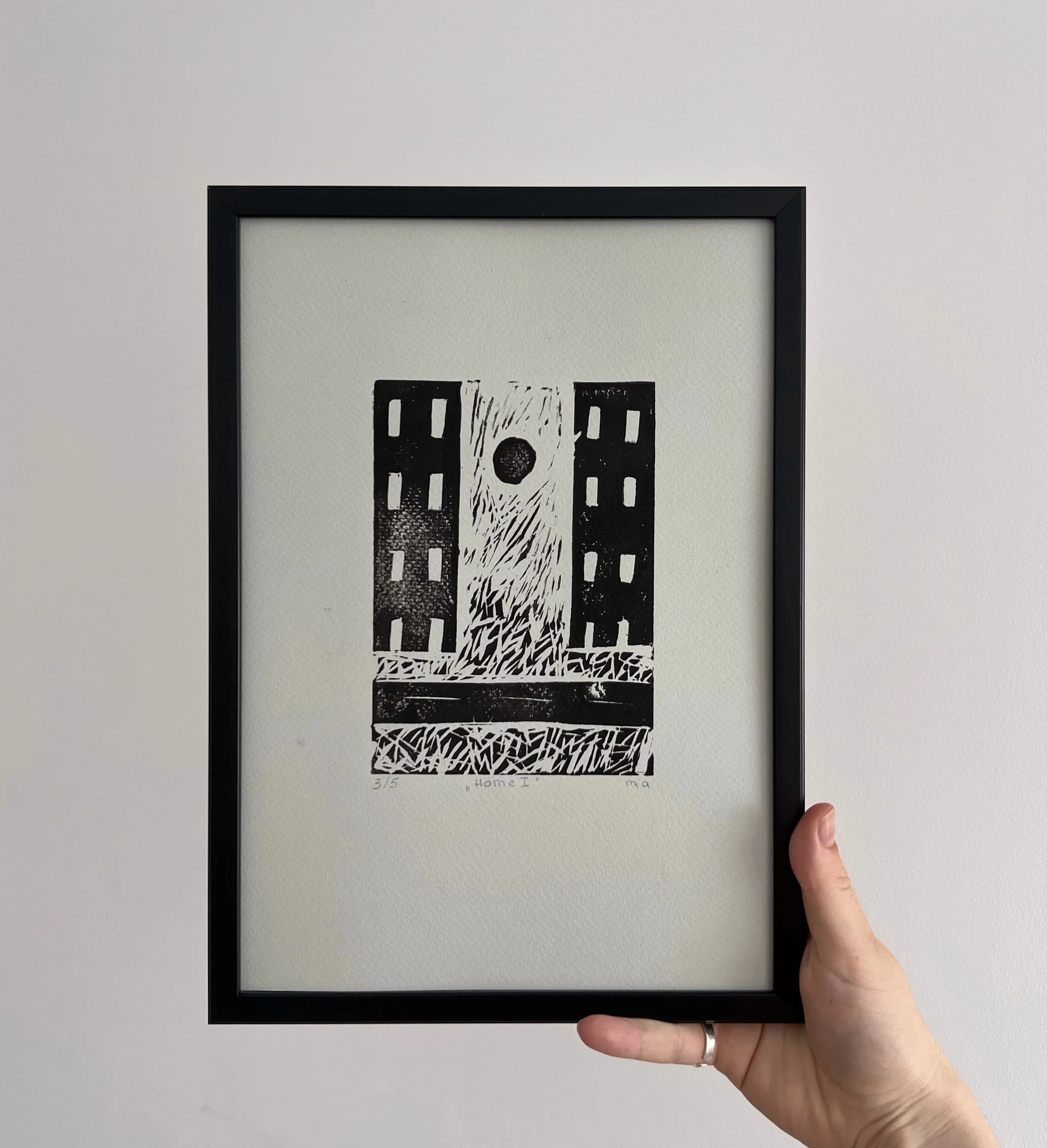 Image of Домівка by Solomiya Ortynska, size: 20x30, Графіка medium, part of the Про дім series, priced at $50