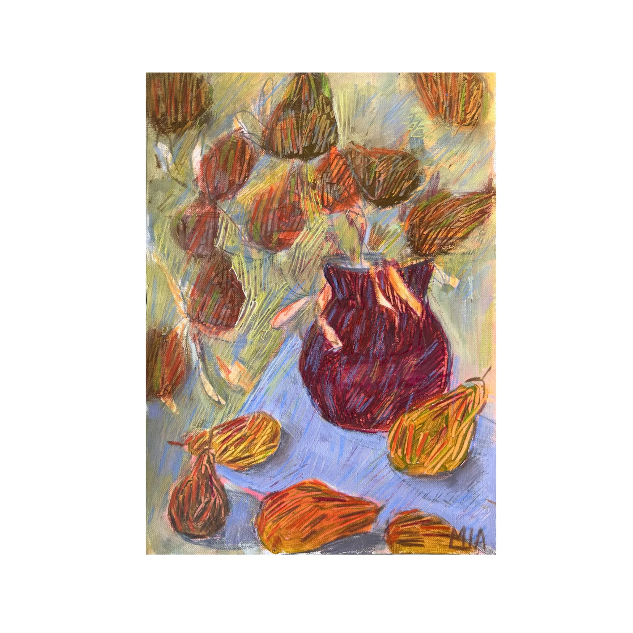 Image of Серпневе І by Solomiya Ortynska, size: 20x30, Painting medium, priced at $100 Photo 1 of 2.