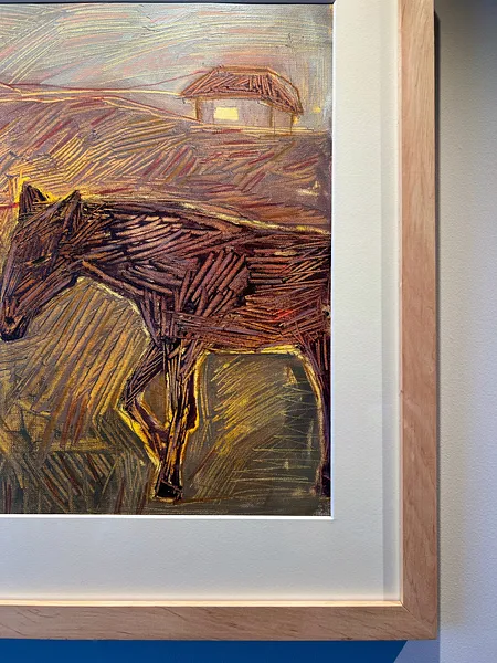 Зображення "Прогулянка " від Соломія Ортинська, розмір: 30х30 см, матеріали: Олія на папері, медіум: Живопис, місто: Львів, серія: Про дім, ціна: $200 Фото 2 з 2.