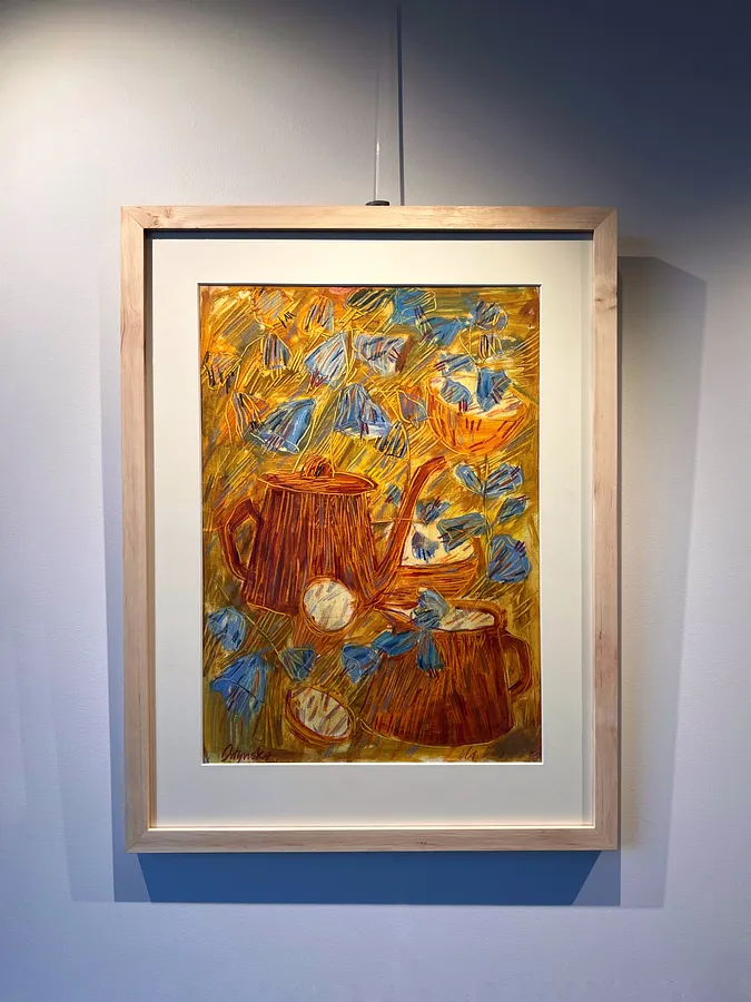 Image of Дзвіночки by Solomiya Ortynska, size: 30х40, Painting medium, part of the Про дім series, priced at $200