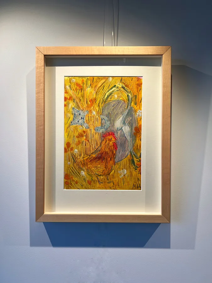 Зображення "Літнє І" від Соломія Ортинська, розмір: 20х30 , матеріали: Олія на папері , медіум: Живопис, місто: Львів, серія: Про дім, ціна: $150