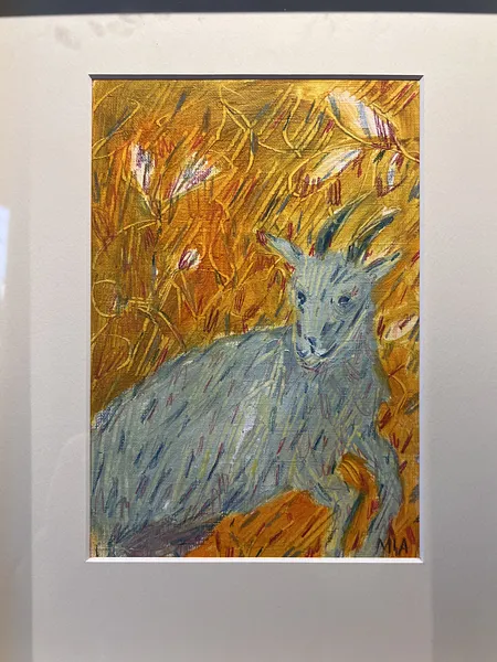 Зображення "Кізонька" від Соломія Ортинська, розмір: 14х20 см, матеріали: Олія на папері , медіум: Живопис, місто: Львів, серія: Про дім, ціна: $100 Фото 2 з 2.