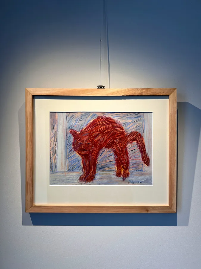 Image of Лютий  by Solomiya Ortynska, size: 20х30, Painting medium, part of the Про дім series, priced at $130