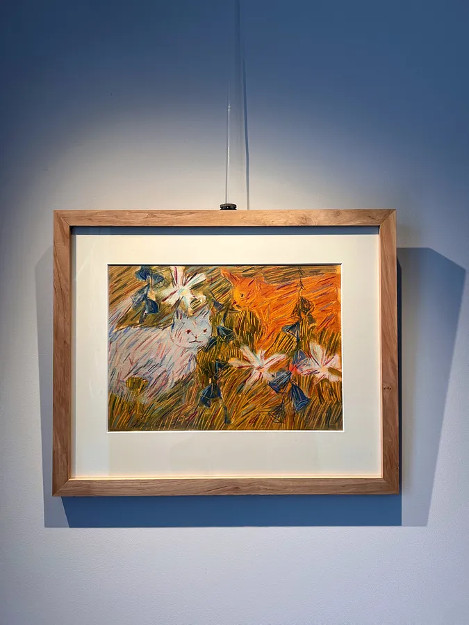 Image of Червень by Solomiya Ortynska, size: 20х30 см, Painting medium, part of the Про дім series, priced at $130 Photo 1 of 2.