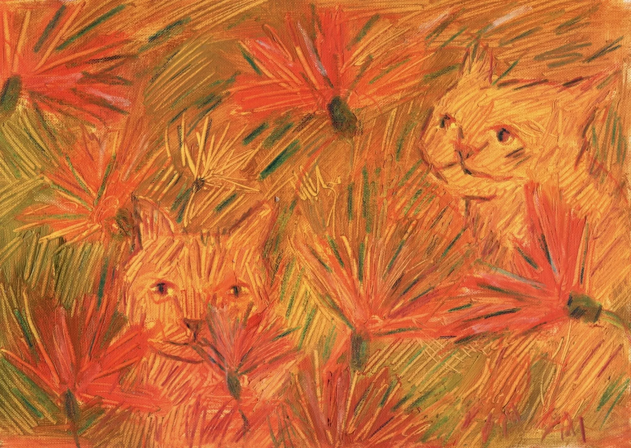 Image of Жовтень  by Solomiya Ortynska, size: 20х30, Painting medium, part of the Про дім series, priced at $130 Photo 3 of 3.