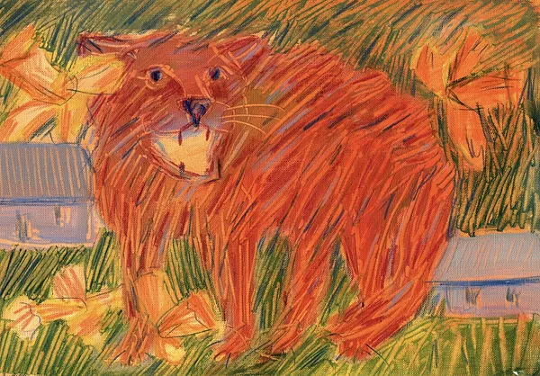 Зображення "Квітень " від Соломія Ортинська, розмір: 20х30 см , матеріали: Олія на папері, медіум: Живопис, місто: Львів, серія: Про дім, ціна: $130 Фото 2 з 2.