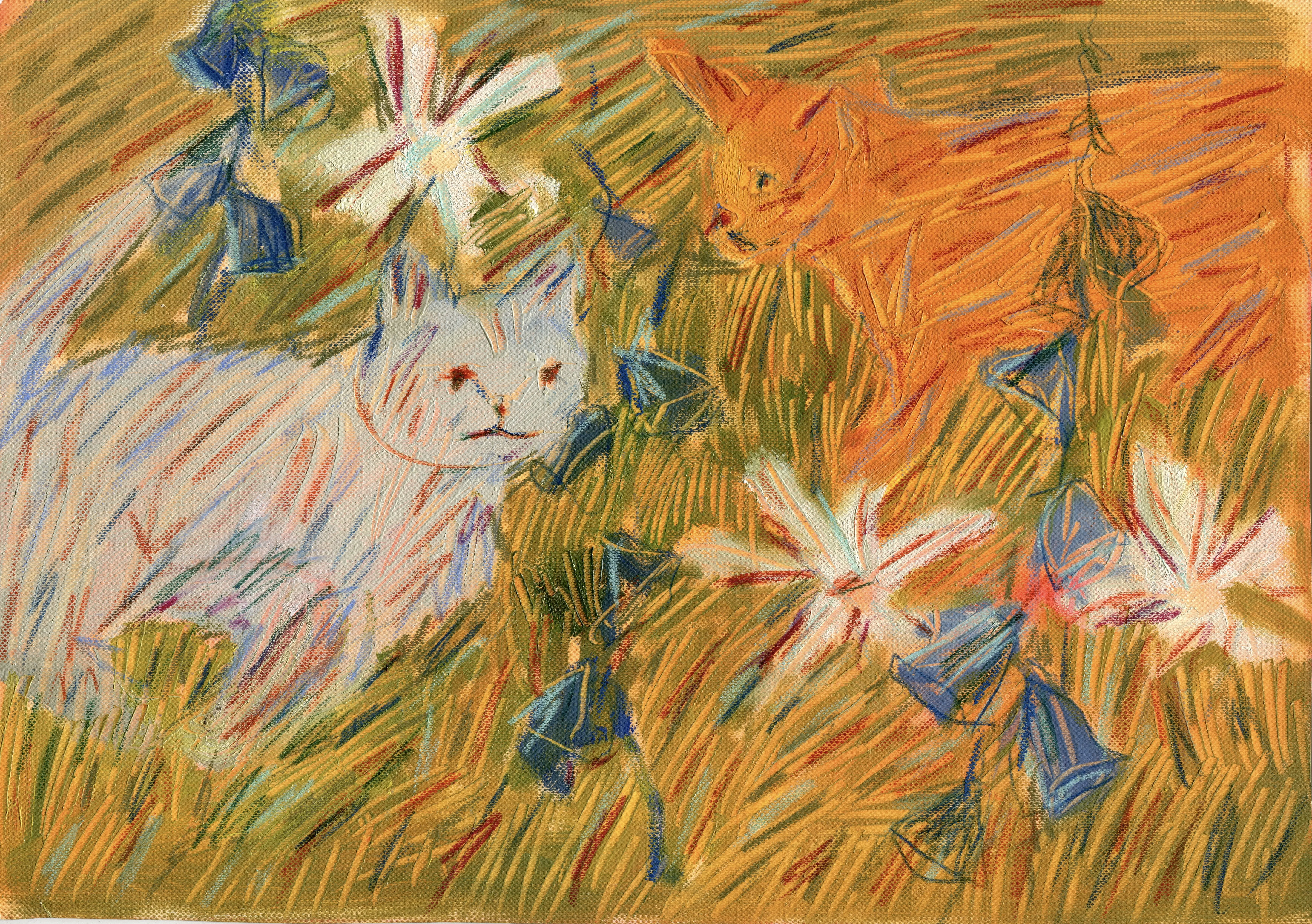 Image of Червень by Solomiya Ortynska, size: 20х30 см, Painting medium, part of the Про дім series, priced at $130 Photo 2 of 2.